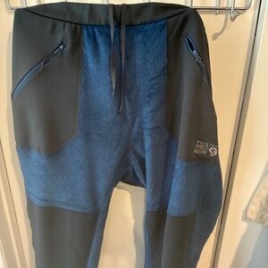 Mountain Hardware Blue Polartec High Loft Pant Mens Size Large
